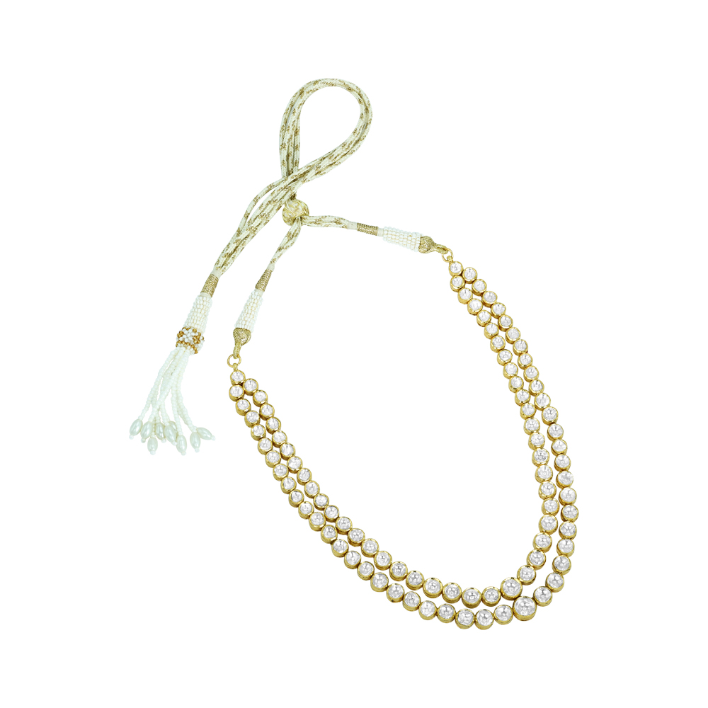 Double-layer Polki Necklace